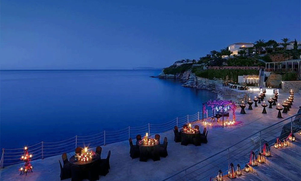 greece seaside luxury wedding venue