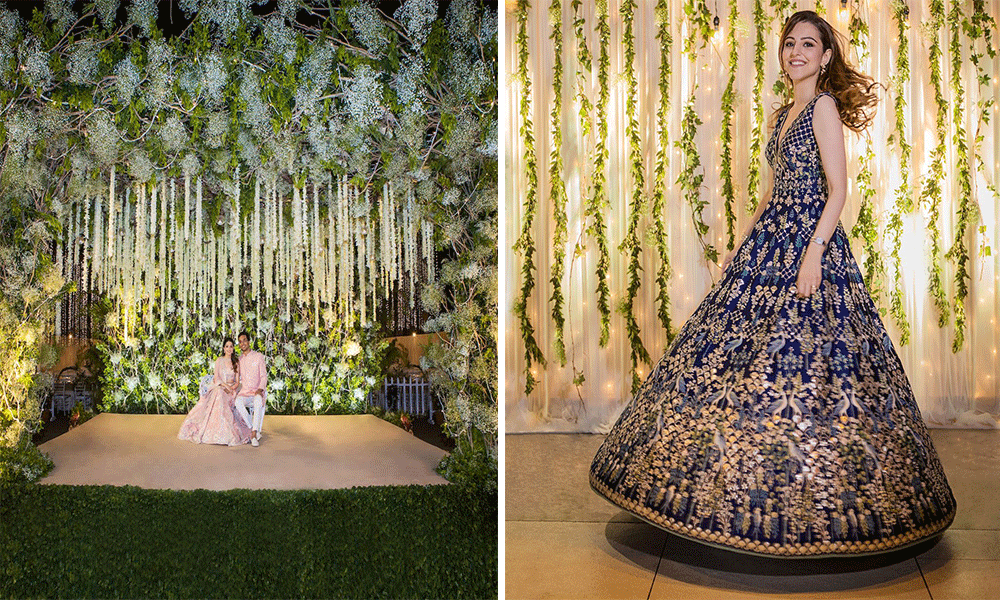 luxury wedding flower walls