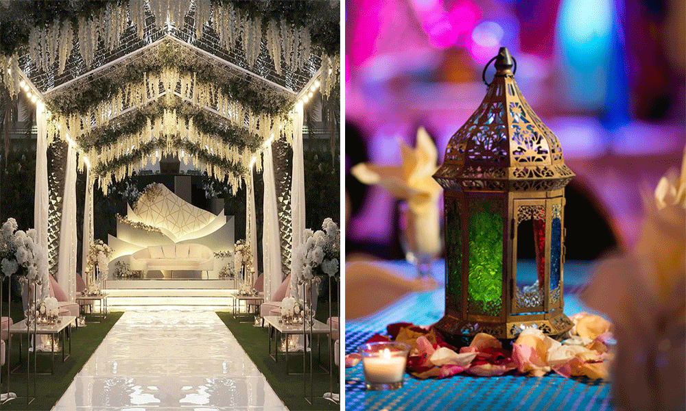arabian themed luxury wedding decor
