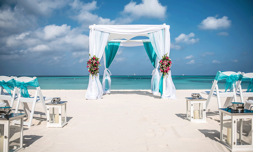 aruba caribbean beach weddings