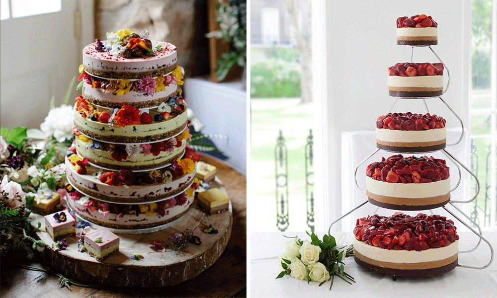 luxury wedding cheesecakes 