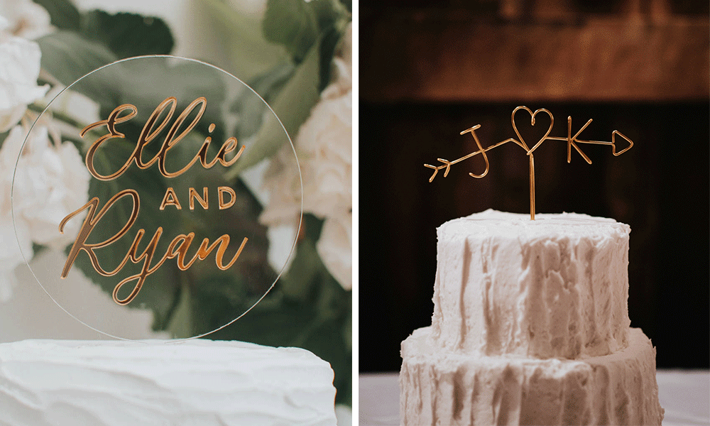 custom chic cake toppers 