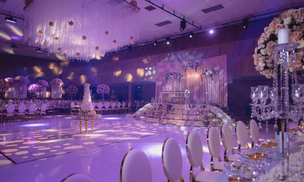 luxury wedding reception