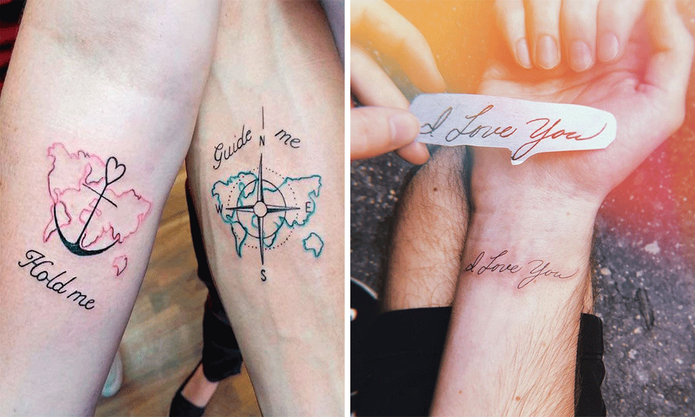 Matching Tattoos To Express Your Love As Mr. & Mrs. - DWP Insider
