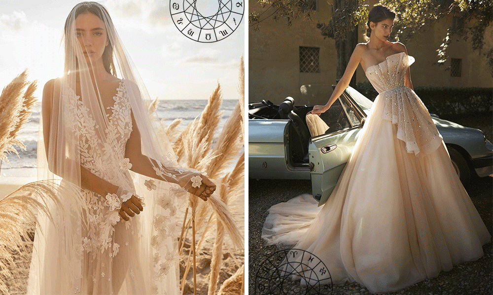 Let Your Stars Guide You! Find Your Ideal Wedding Dress Based On Your  Zodiac Sign - DWP Insider