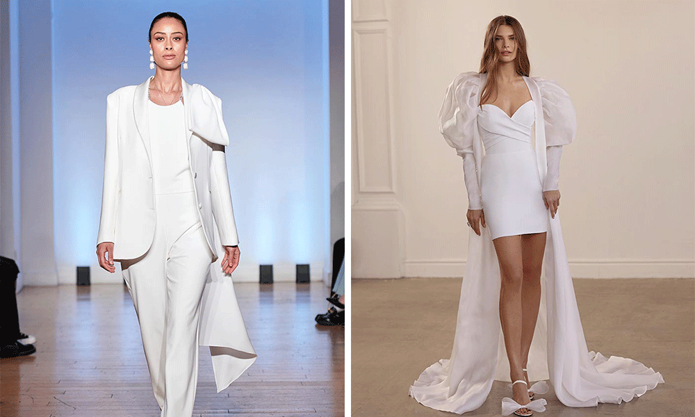 bridal jackets and outerwear fashion week