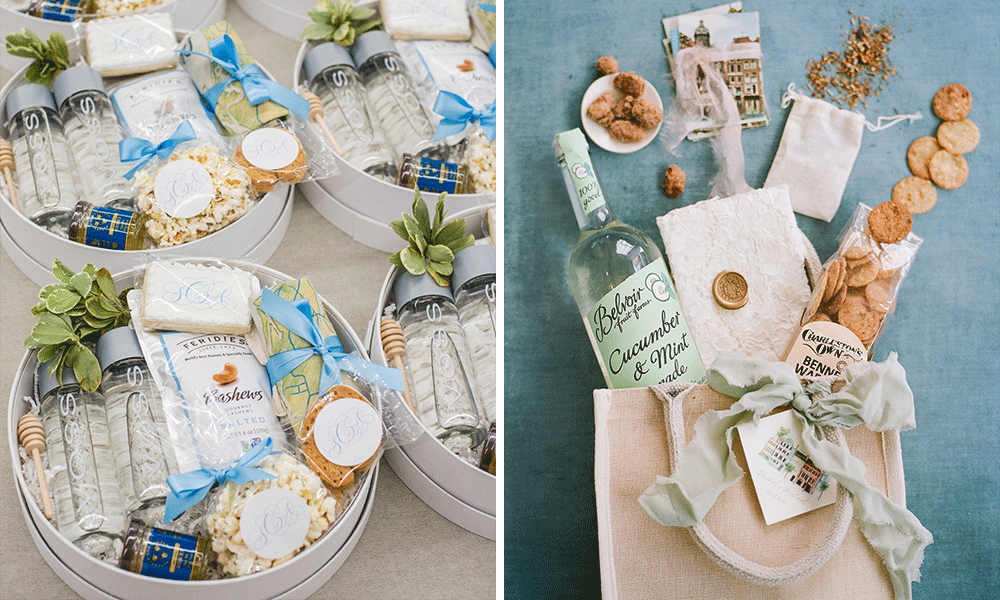 The Best Welcome Bags From Real Weddings