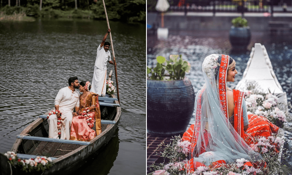 Bridal Entry By Boat 