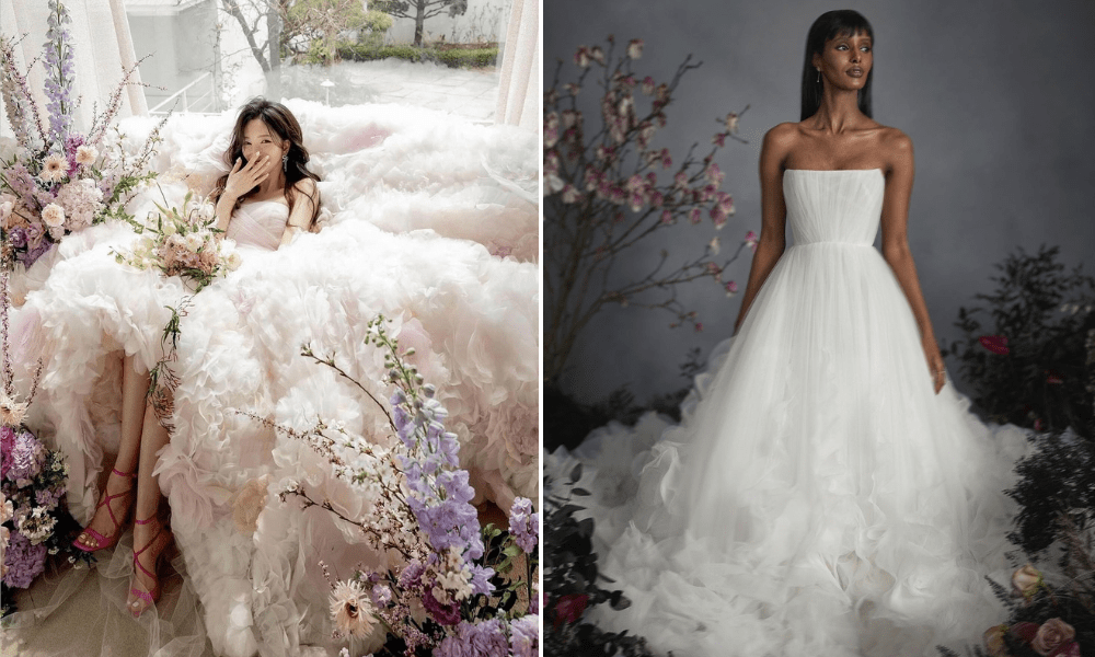 Bridal Dresses Inspired From Clouds 