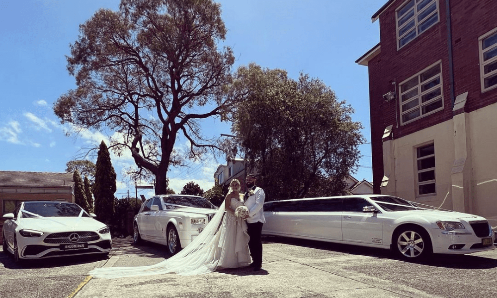 Bridal Entry By Limousines 