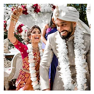 Indian Wedding Bride and Groom