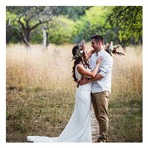 Wildflower Bride and Groom Photography