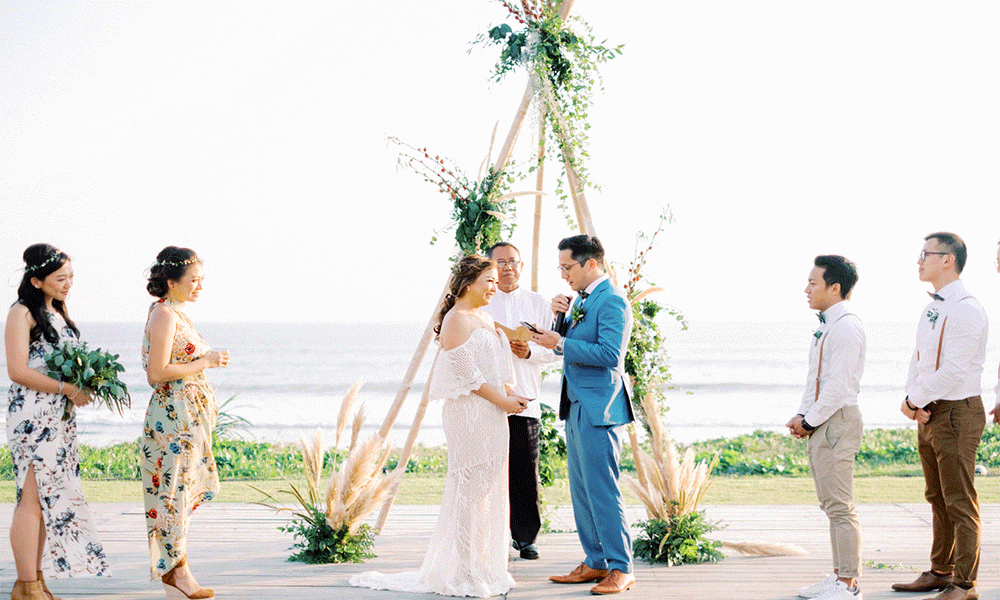 boho bali wedding