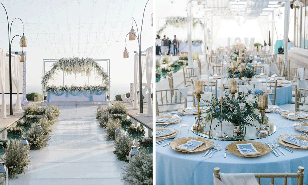 luxury bali seaside wedding