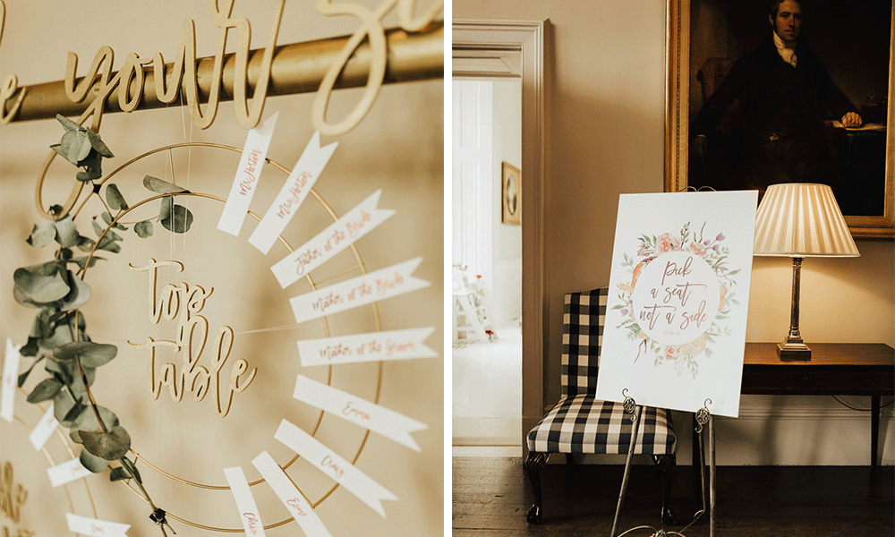 wedding table seating