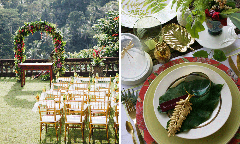 tropical bali wedding