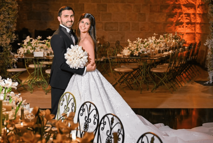 A beautiful wedding in Chateau Rweiss