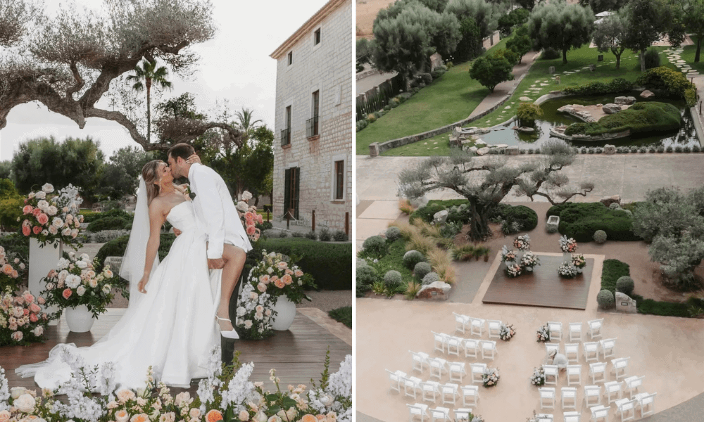 A breathtaking floral wedding