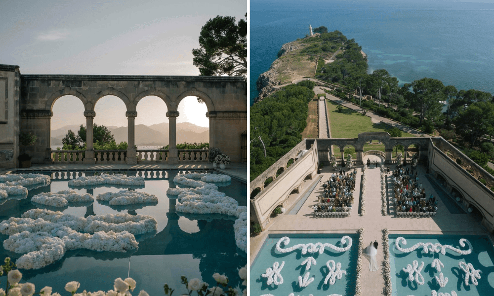An enchanting wedding at the luxurious and dreamy La Forteleza Mallorca